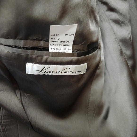 100%Wool Kenneth Cole Suite Blazer 44 / 38 Luxury Office Formal - Picture 12 of 14